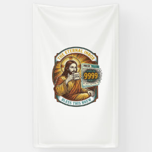 Jesus 9999 ungelesene E-Mails Inbox Zero Büro Humo Banner