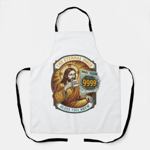 Jesus 9999 ungelesene E-Mails Inbox Zero Büro Humo Schürze