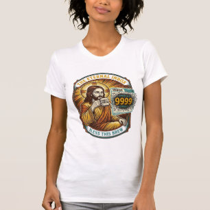 Jesus 9999 ungelesene E-Mails Inbox Zero Büro Humo T-Shirt