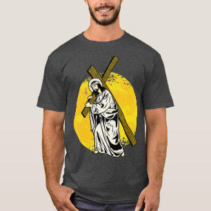 Jesus a Cross Religion Guten Freitag Christliche B T-Shirt