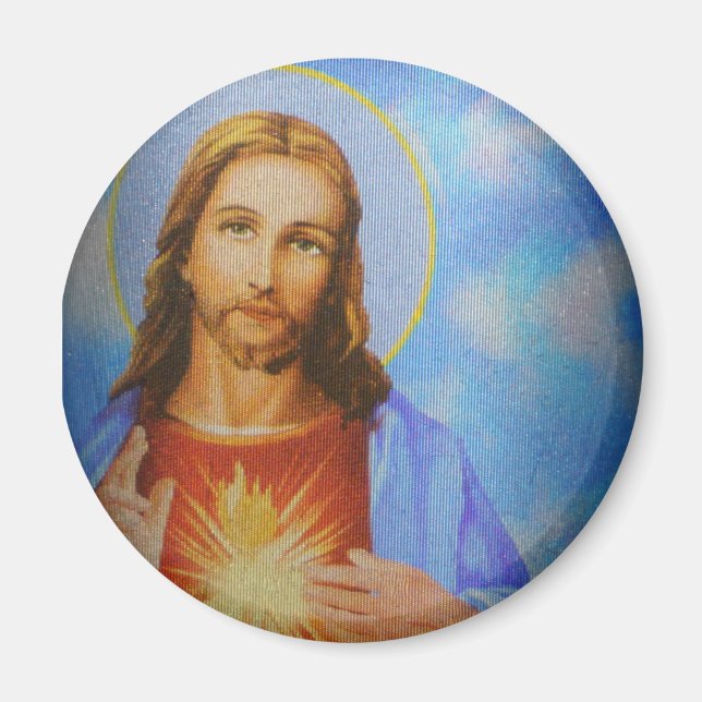 Jesus Abzeichen Magnet (Vorne)
