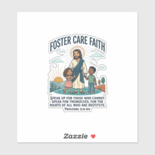 Jesus Adoption Pflege Grafik T-Shirt Christlich A Aufkleber