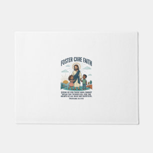 Jesus Adoption Pflege Grafik T-Shirt Christlich A Fußmatte