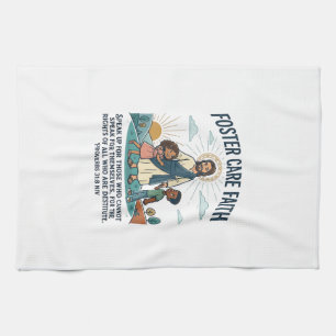 Jesus Adoption Pflege Grafik T-Shirt Christlich A Geschirrtuch