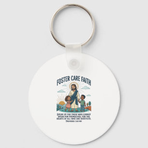 Jesus Adoption Pflege Grafik T-Shirt Christlich A Schlüsselanhänger