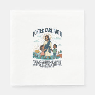 Jesus Adoption Pflege Grafik T-Shirt Christlich A Serviette