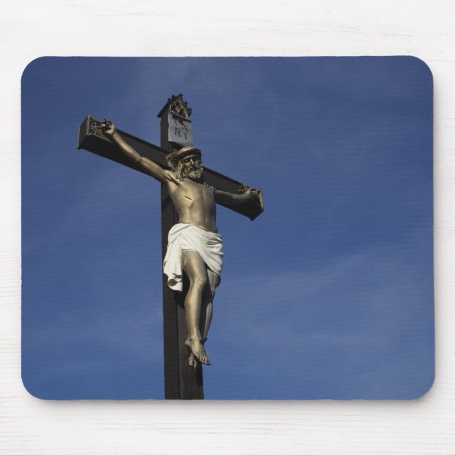 Jesus am Kreuz Mousepad (Vorne)