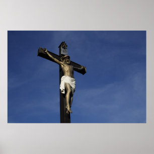 Jesus am Kreuz Poster