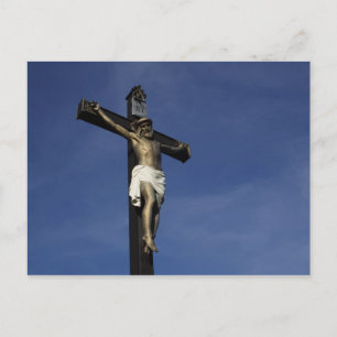 Jesus am Kreuz Postkarte