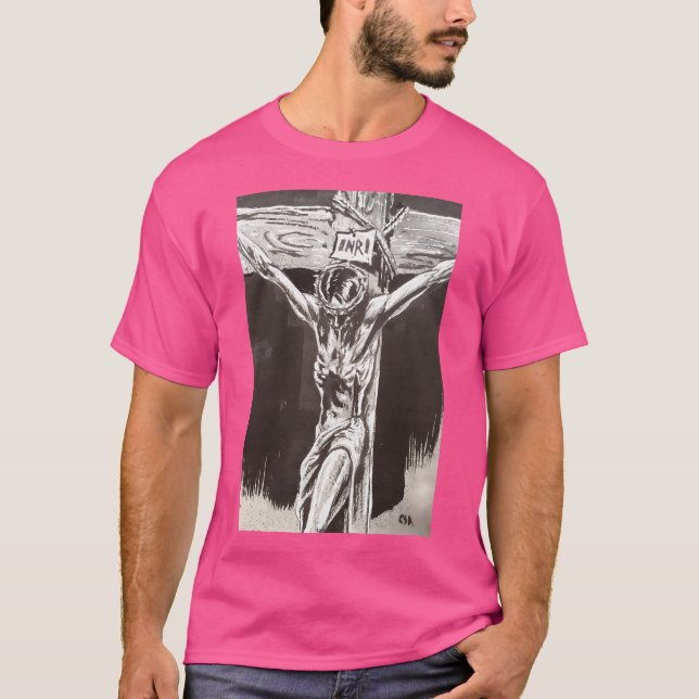 Jesus am Kreuz T-Shirt (Vorderseite)