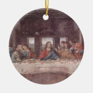 Jesus am letzten Abendmahl, Leonardo da Vinci Keramik Ornament