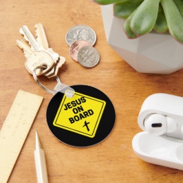 Jesus an Bord des Schlüsselanhängers Schlüsselanhänger