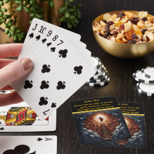Jesus an der Tür des Himmels Spielkarten