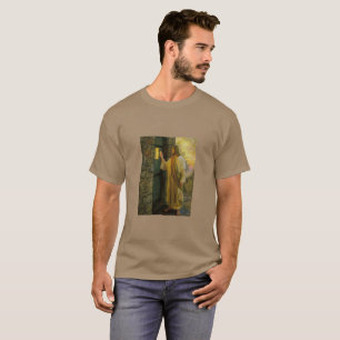 Jesus an Ihrer Tür Vintag T-Shirt