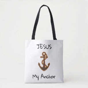 Jesus Anchor Schultertasche