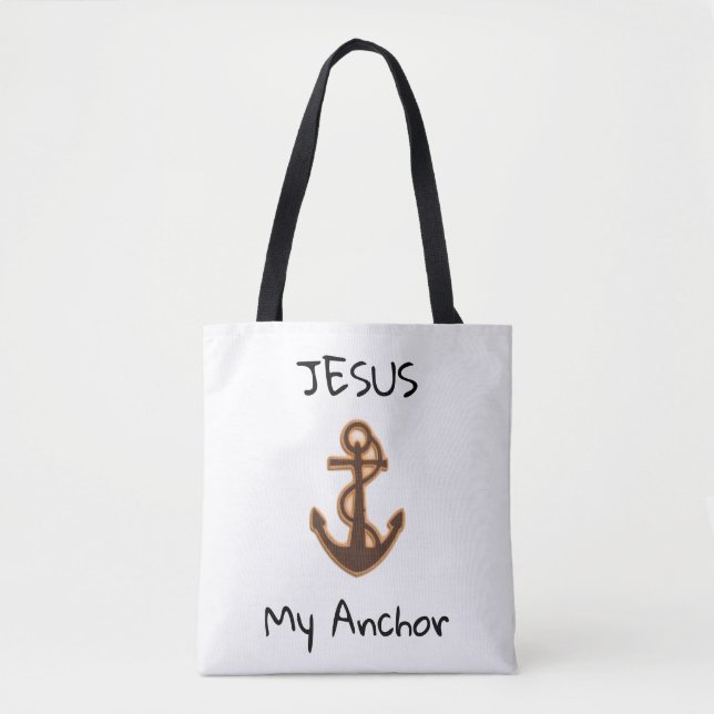 Jesus Anchor Schultertasche (Vorderseite)