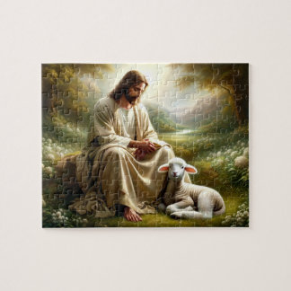 Jesus and Lamb Puzzle