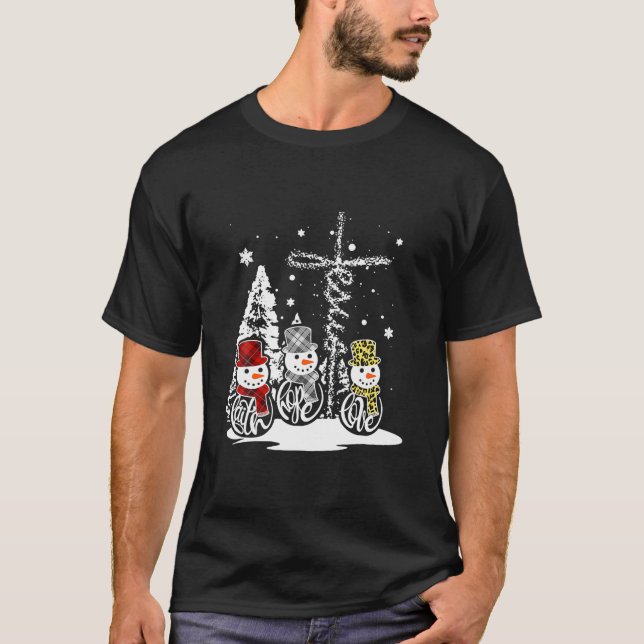 Jesus And Santa Playing Chess Merry Chessmas Chris T-Shirt (Vorderseite)