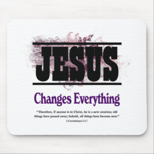 Jesus ändert alles mousepad