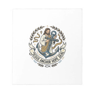 Jesus Anker Hoffnung Siegel Jesus Anker Hoffnung S Notizblock