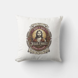 Jesus Antiquitäten Erbstück Grafik T-Shirt Christl Kissen