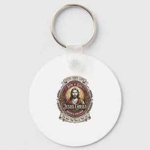 Jesus Antiquitäten Erbstück Grafik T-Shirt Christl Schlüsselanhänger