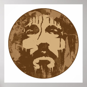 Jesus-Antlitz Poster