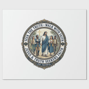 Jesus Apologetik Theologie Nerd-Shirt Glaube  Geschenkpapier