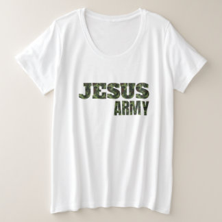 Jesus Army Große Größe T-Shirt