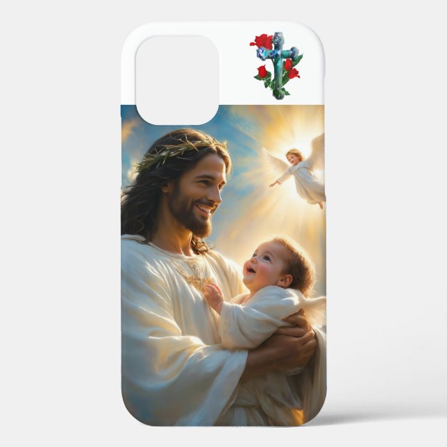 Jesus Art Case-Mate iPhone Hülle (Rückseite)