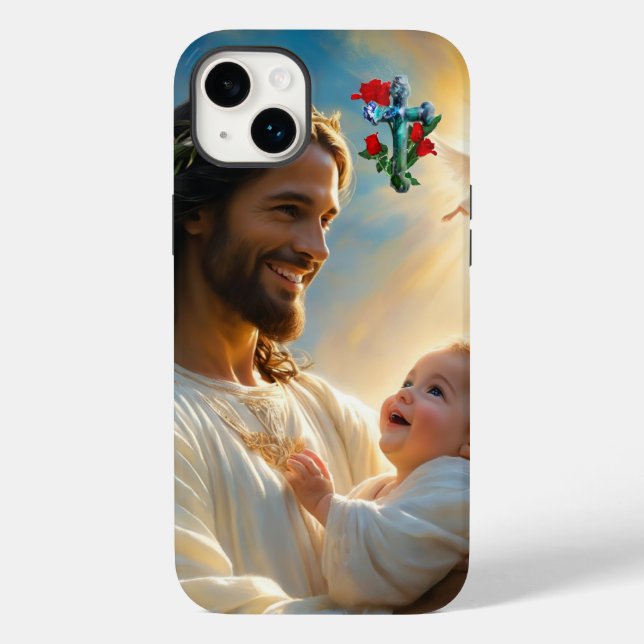 Jesus Art Case-Mate iPhone Hülle (Rückseite)