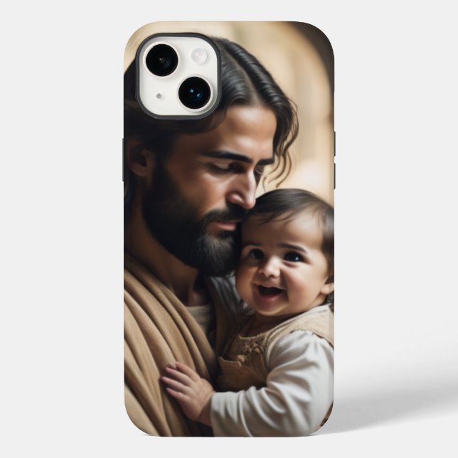 Jesus Art Case-Mate iPhone Hülle (Rückseite)