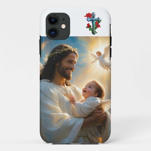 Jesus Art Case-Mate iPhone Hülle (Rückseite)