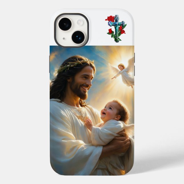 Jesus Art Case-Mate iPhone Hülle (Rückseite)