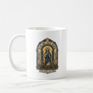 Jesus Art Deco Gospel Jesus Art Deco Christlicher  Kaffeetasse