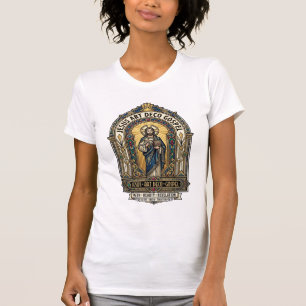 Jesus Art Deco Gospel Jesus Art Deco Christlicher T-Shirt