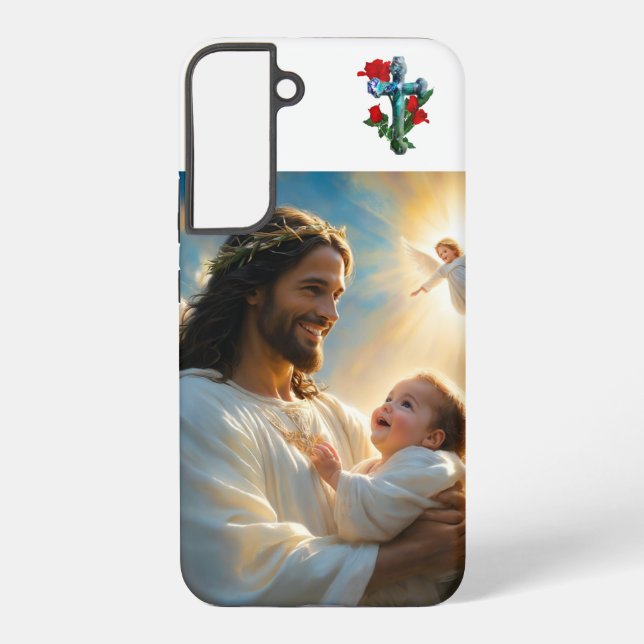 Jesus Art Samsung Galaxy Hülle (Rückseite)