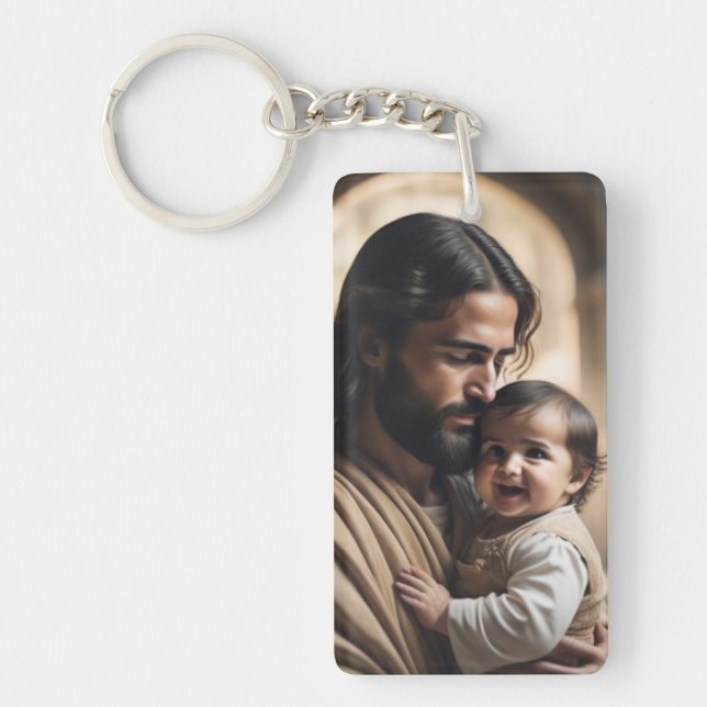 Jesus Art Schlüsselanhänger (Vorderseite)