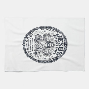 Jesus ASL Gehörlosengemeinschaft Inklusions-Shirt  Geschirrtuch