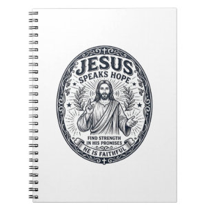 Jesus ASL Gehörlosengemeinschaft Inklusions-Shirt  Notizblock