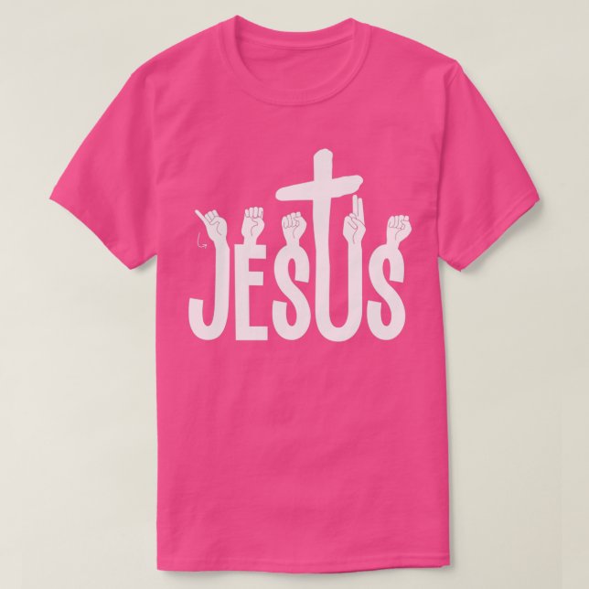 JESUS ASL T-Shirt (Design vorne)