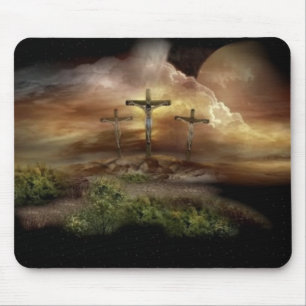 JESUS AUF DEM CROSS MOUSEPAD