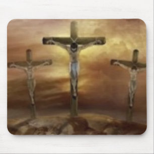 JESUS AUF DEM CROSS MOUSEPAD