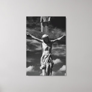 Jesus auf dem Kreuz Leinwanddruck