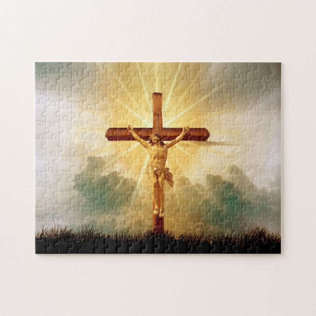 JESUS AUF DEM KREUZ PUZZLE (Horizontal)