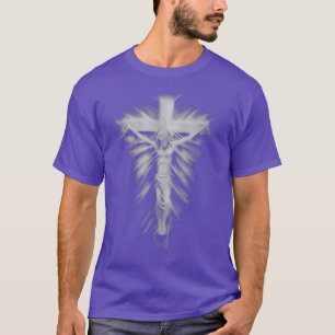 Jesus auf dem Kreuzhemd T-Shirt