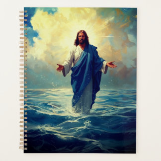 Jesus auf dem Wasserjahresplaner Planer
