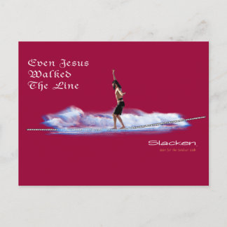 Jesus auf dem Weg Postkarte