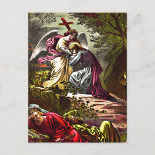 Jesus auf der Gethsemane-Postkarte Postkarte