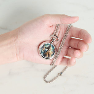 Jesus auf einem Eisbären Armbanduhr